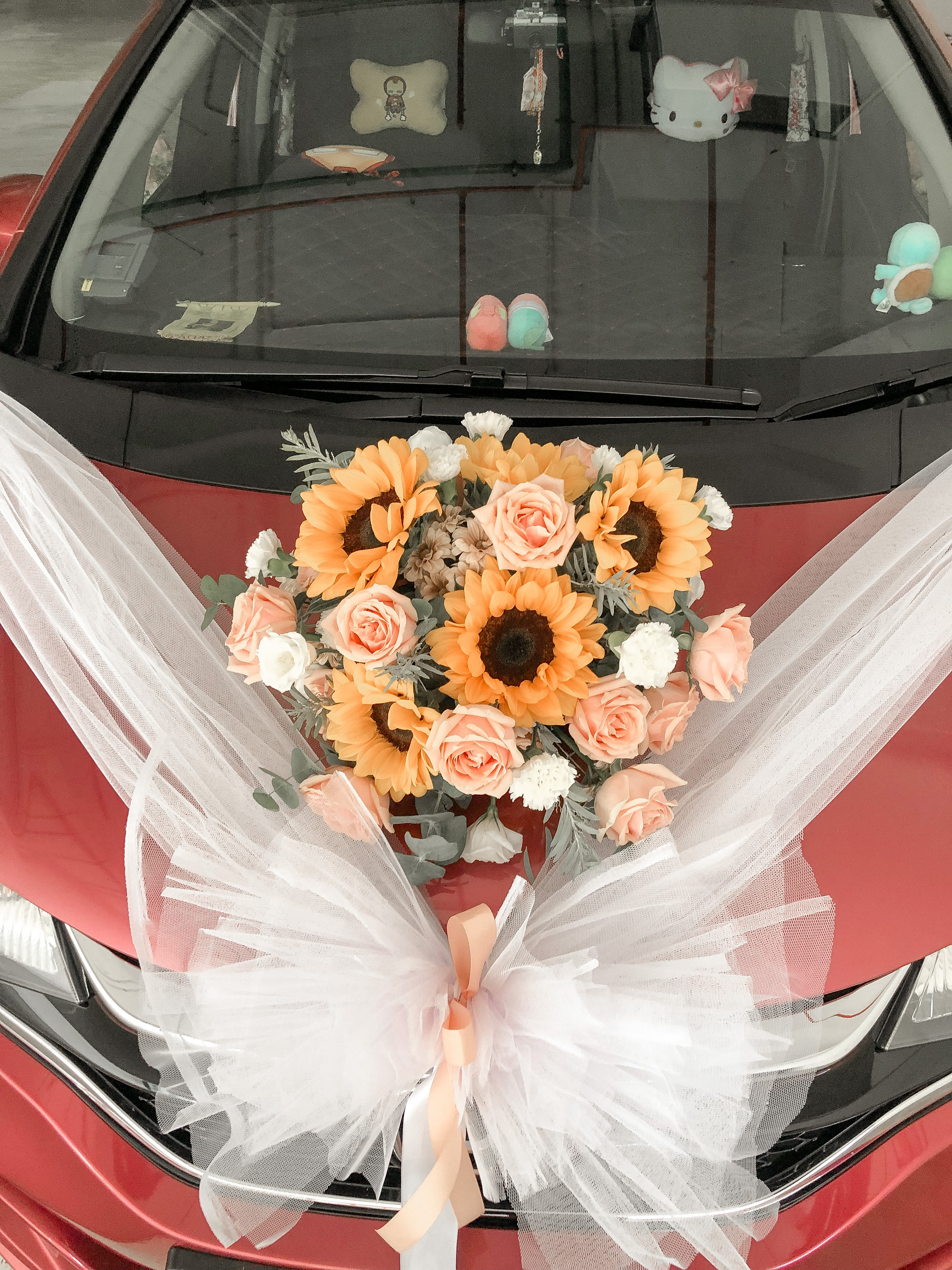 Bridal Car Deco